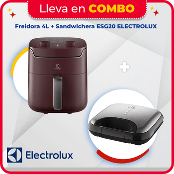 Freidora + Sandwichera Electrolux